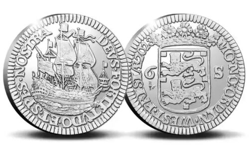 2021 Dutch Netherlands Shilling Ship 1 oz Silver Proof Coin - Image 5