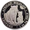 2024 Somalia 1 oz Silver African Wildlife Leopard .9999 Fine