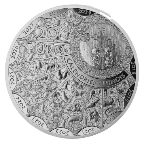 2024 France Silver €10  Year of the Dragon Proof Coin HR - Image 2