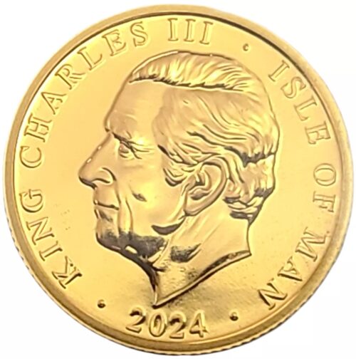 2024 Isle of Man 1/4 oz Gold Angel Coin .9999 Pure Gold - Image 5
