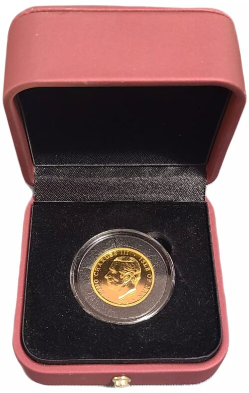 2024 Isle of Man 1/4 oz Gold Angel Coin .9999 Pure Gold - Image 3