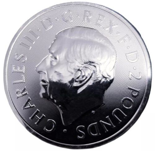 2024 British St. George & The Dragon 1 oz Silver Coin Royal Mint - Image 2