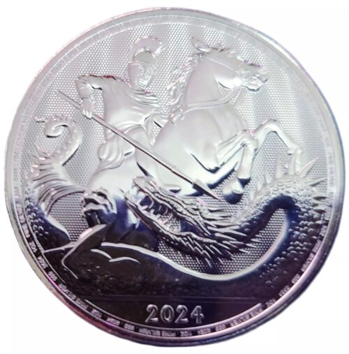 2024 British St. George & The Dragon 1 oz Silver Coin Royal Mint