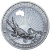 2024 Tokelau 1 oz Silver Crocodile $5 coin -Untamed Landscapes
