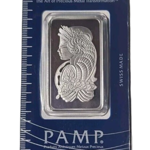 PAMP Suisse 1 oz Silver Bar - Fortuna Bar .999 Fine Silver