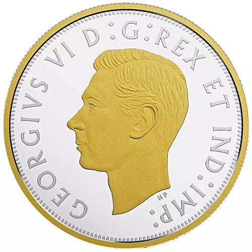 2018 Canada 2 oz Silver 1943 Half-Dollar 75th Anniversary Proof - Image 3