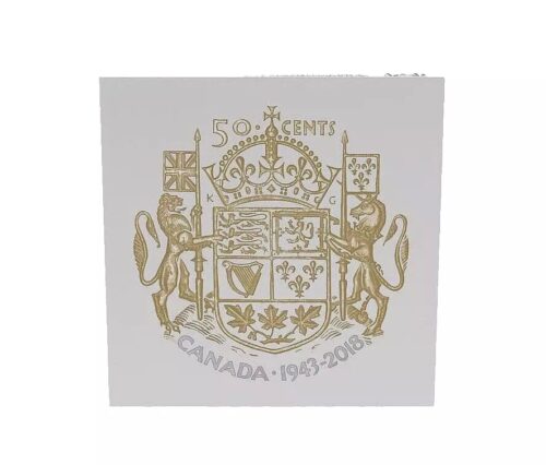 2018 Canada 2 oz Silver 1943 Half-Dollar 75th Anniversary Proof - Image 4