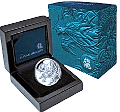 2024 Niue 1 oz Silver Year of the Dragon Coin High Relief