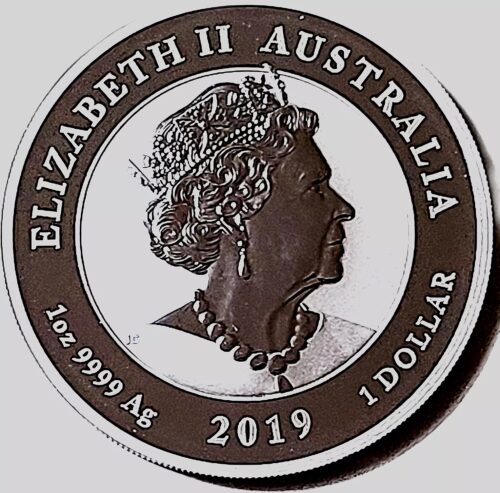 2019 Australia 1 oz Silver Double Dragon Coin - Image 4