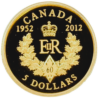 2012 Canada Queen’s Diamond Jubilee Royal Cypher 1/10 oz Gold Proof Coin
