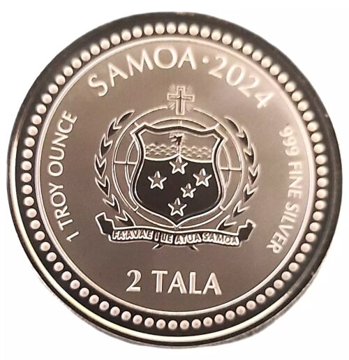 2024 Saint George & The Dragon 2 Tala 1 oz Silver coin - Image 4