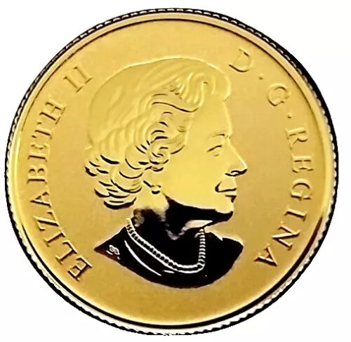 2021 Canada Coat of Arms 1/10 oz Gold Reverse Proof $20 Coin - Image 5