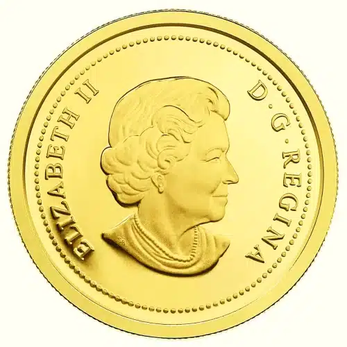 2012 Canada Queen’s Diamond Jubilee 1/10 oz Gold Proof Coin - Image 3