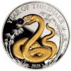 2025 Vanuatu Year of the Snake 1 oz Silver Proof Coin Pearl Insert