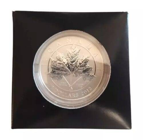 2012 Canadian $10 Maple Leaf Forever 1/2 oz Fine Silver Coin RCM - Image 3