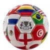 2022 Chad 30 grams Silver Country Flags Soccer Ball Spherical Coin W/box/coa