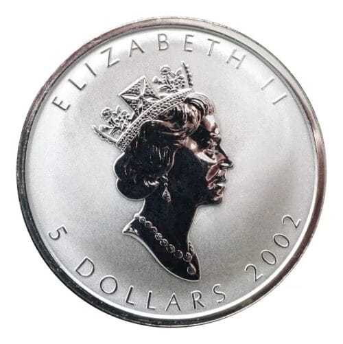 2002 Canadian $5 Coloured Silver Maple Leaf: Spring 1 oz Fine Silver Coin - Image 3
