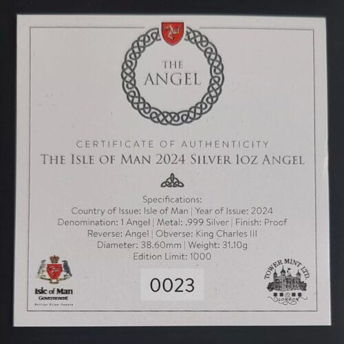 2024 Pitcairn Island Year of The Dragon 1 oz silver Proof Coin - Image 4