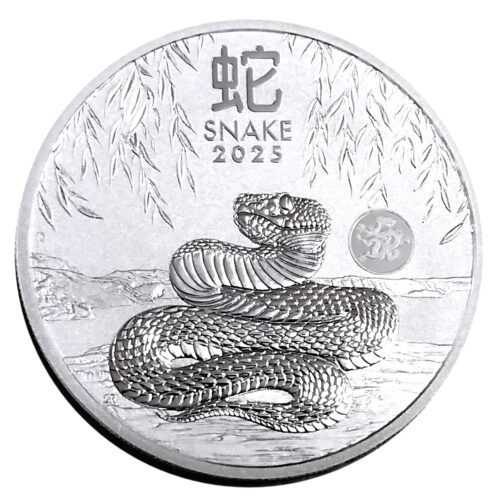 2025 Australia 1 oz Silver Year of the Snake-Perth Mint