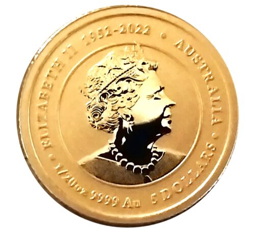 2024 Australia 1/20 oz Gold Lunar Dragon .9999 Perth - Image 2