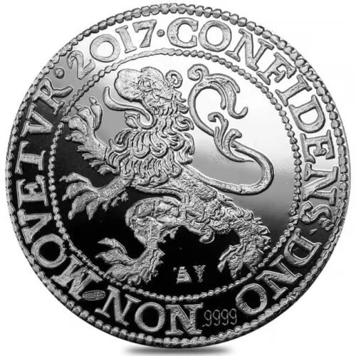 2017 Netherlands Silver 1 oz Lion Dollar BU Coin - Restrike