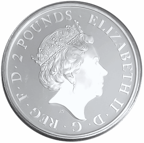 2022 UK Britannia 1 oz Silver Proof Coin .999 Fine - Image 3