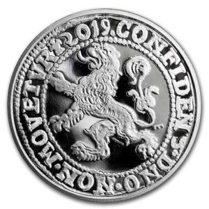 2019 Netherlands Silver 1 oz Lion Dollar Proof Coin - Restrike
