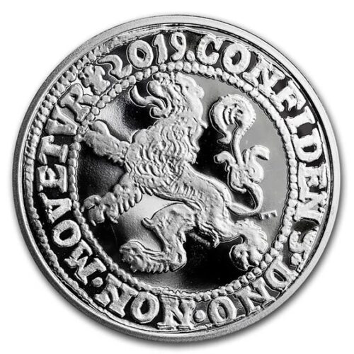 2019 Netherlands Silver 1 oz Lion Dollar Proof Coin - Restrike