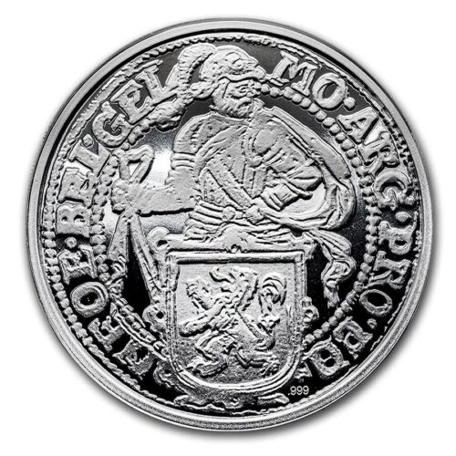 2019 Netherlands Silver 1 oz Lion Dollar Proof Coin - Restrike - Image 2