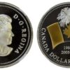 2005 Canadian National Flag 40th Anniversary Silver Proof Coin
