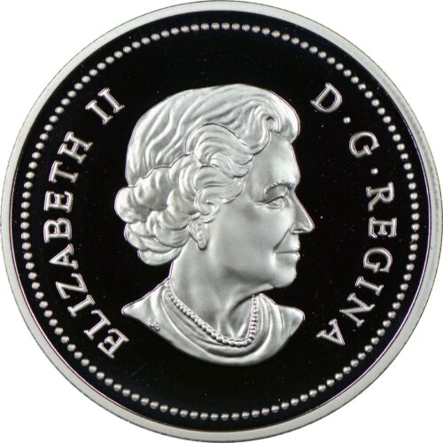 2005 Canadian National Flag 40th Anniversary Silver Proof Coin - Image 2