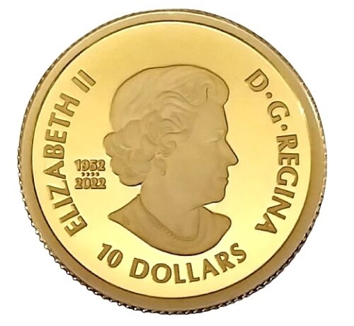 2023 Canada 1/20 oz The Curious Marten Proof Gold Coin - Image 2
