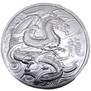 2024 Ascension Island 1 oz Silver Dragon Coin-Jodi Clark