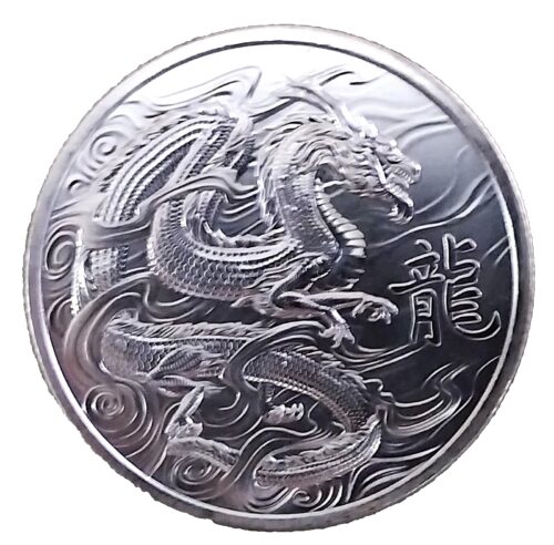 2024 - 1 oz Ascension Jody Clark Dragon Silver Coin - Image 3