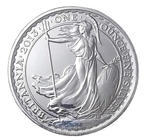 2013 UK 1 oz Silver £2 Britannia Coin Bu - .999 Fine Silver - Image 3